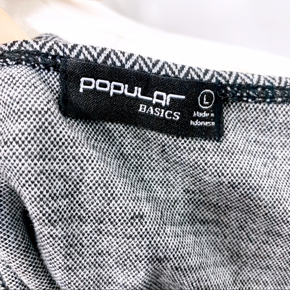 NWT Popular Basics Button Detail Tank Dress - Picture 5 of 6
